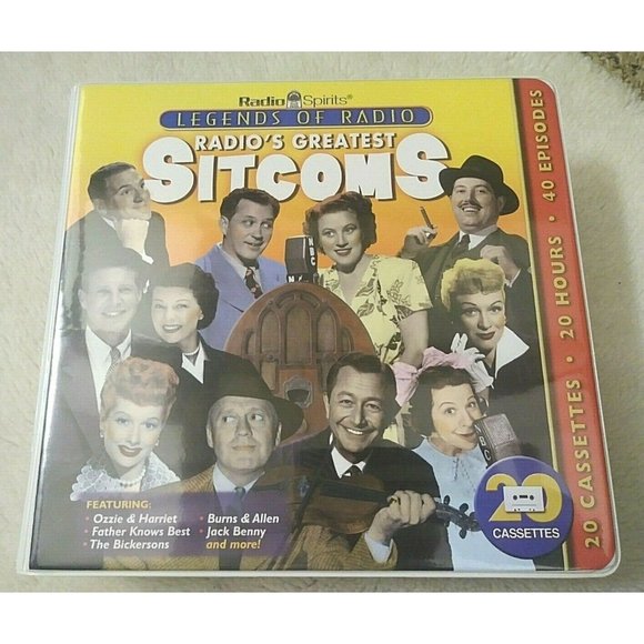 Legends Of Radio Radio's Greatest Sitcoms 18 Tape Cassette Shows Radio Spirits - Picture 2 of 4